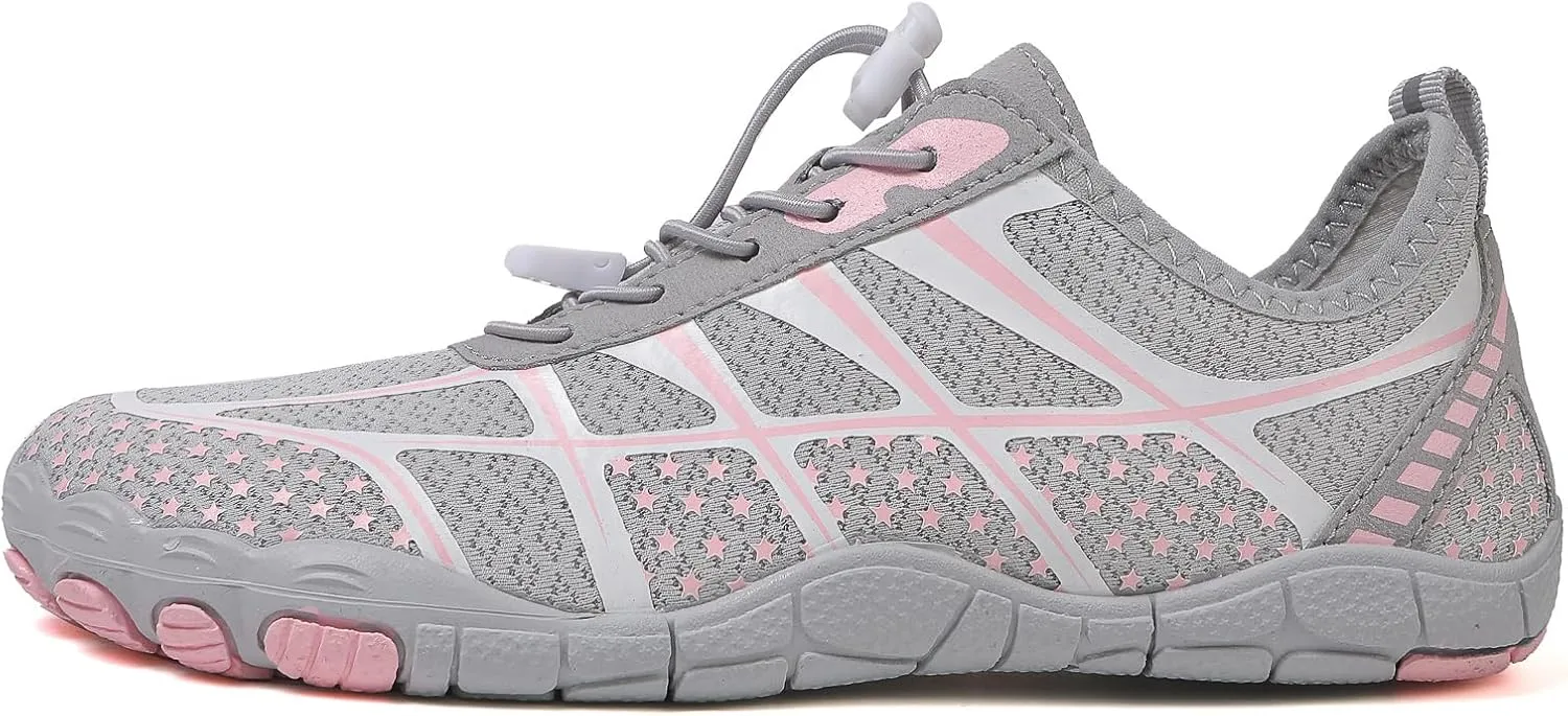 2025 New Hike Barefoot Shoes for Women Men,Outdoor Quick-Dry Swimming Trail Water Shoes,Non-Slip Water-Resistant Athletic Hiking Footwear,Wide Toe Box Comfortable Adjustable Grounded Footwear