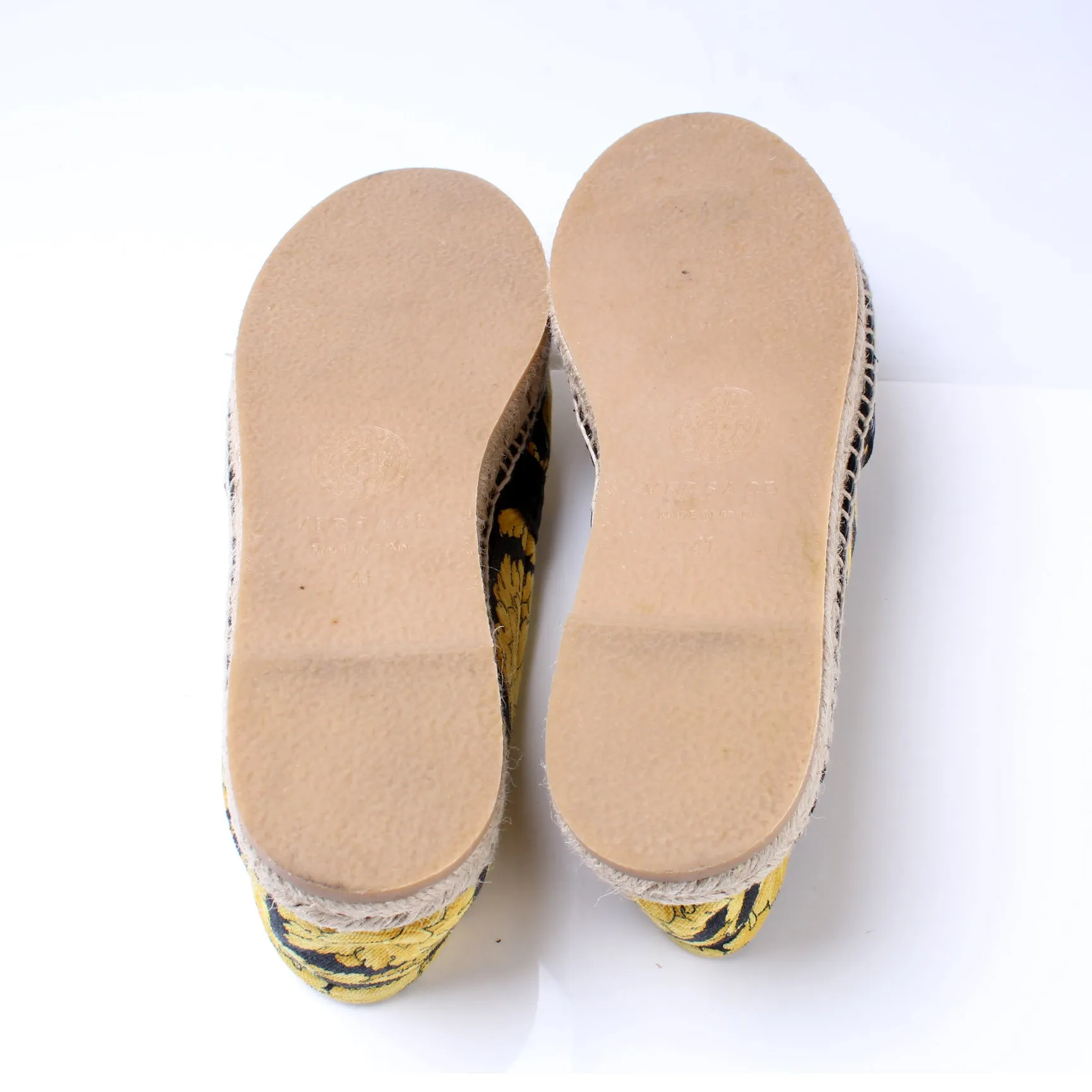 Barocco Print Espadrilles Size 41