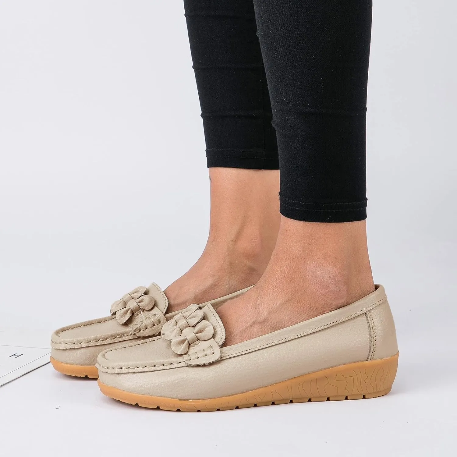 Loafers for Women Comfort Slip On Loafers 2025 Orthopedic Loafers Arch Support Dress Shoes Casual Walking Shoes