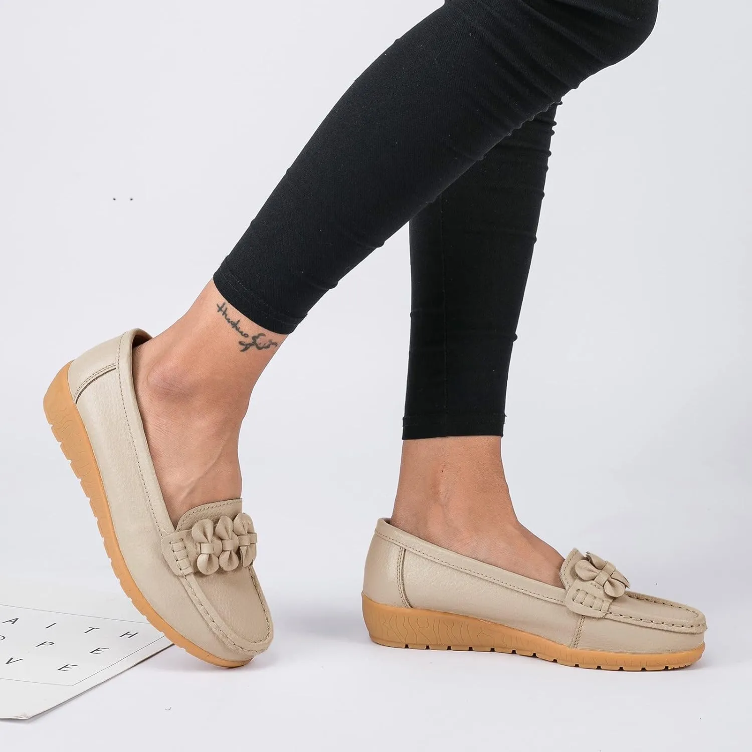 Loafers for Women Comfort Slip On Loafers 2025 Orthopedic Loafers Arch Support Dress Shoes Casual Walking Shoes