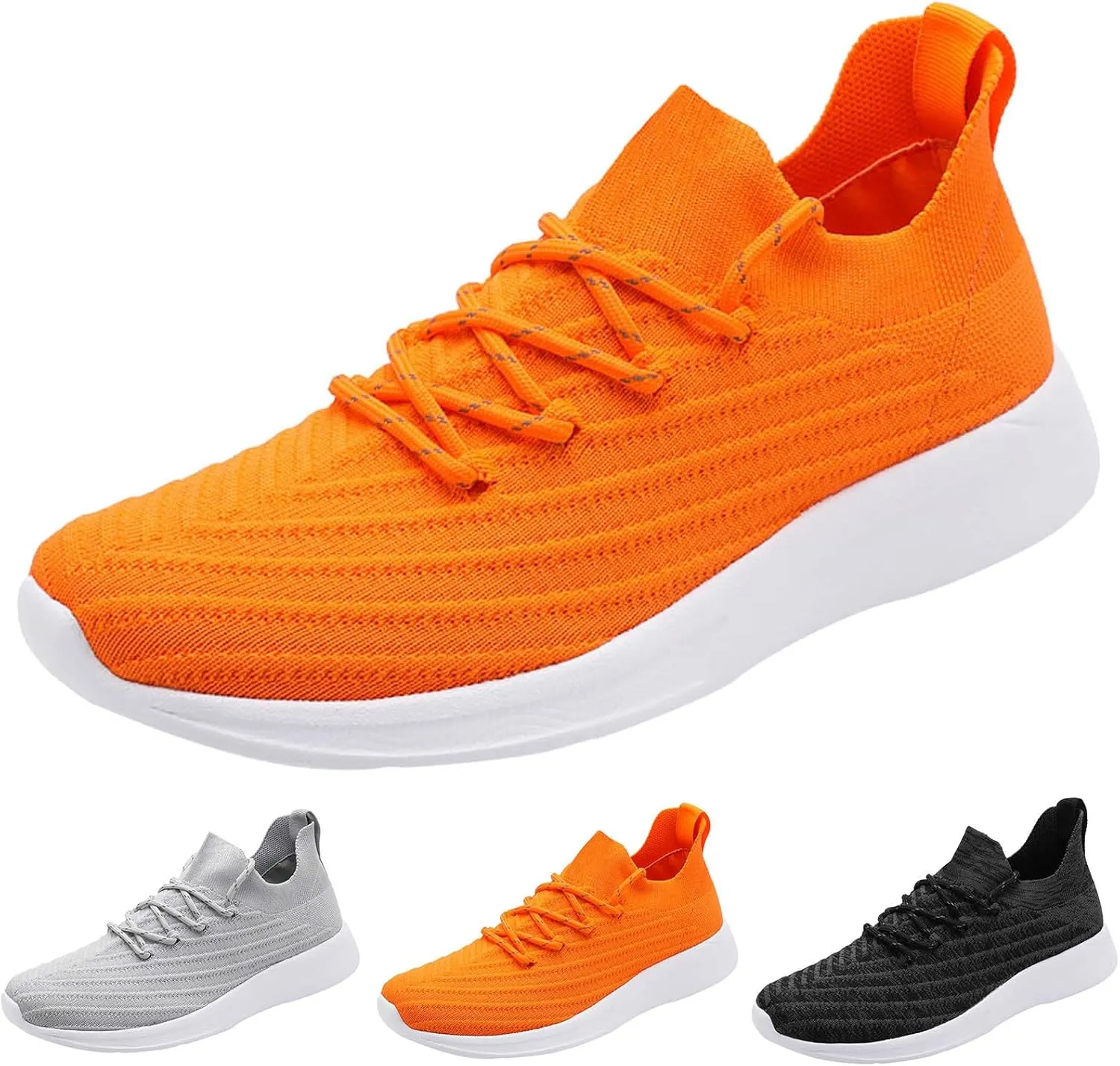 Mens Loafers & Slip-Ons Men Sports Shoes Fashion New Pattern Simple Solid Color Couple Light and Comfortable Lace