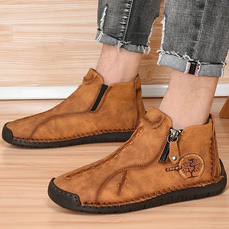 Men's Winter/Autumn Vintage Casual Ankle Boots