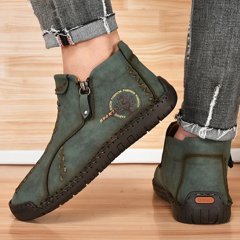 Men's Winter/Autumn Vintage Casual Ankle Boots