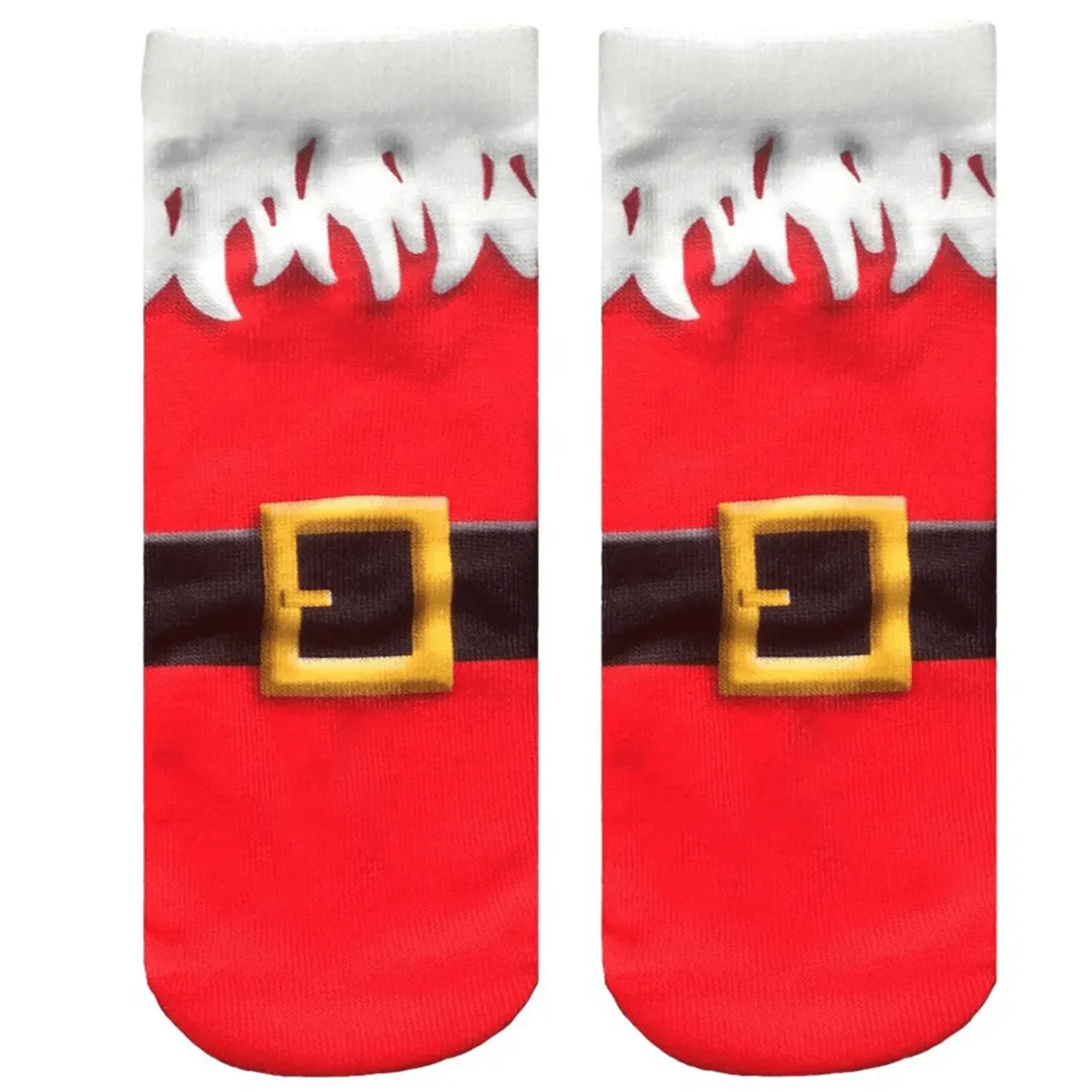 Santa Boots Ankle Socks