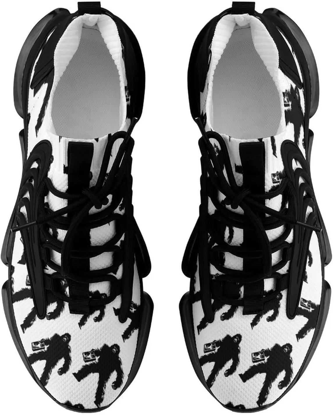 Sasquatch Bigfoot Party Mens Sneakers Running Shoes Lightweight Athletic Shoes for Jogging Walking Gym