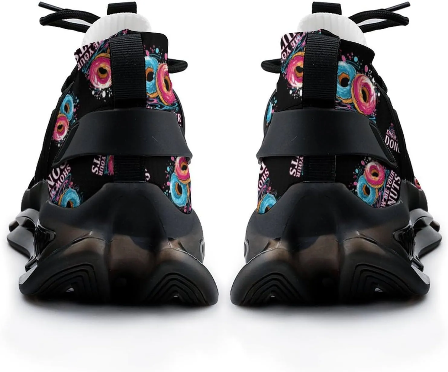 Show Me Your Donuts Mens Sneakers Running Shoes Lightweight Athletic Shoes for Jogging Walking Gym