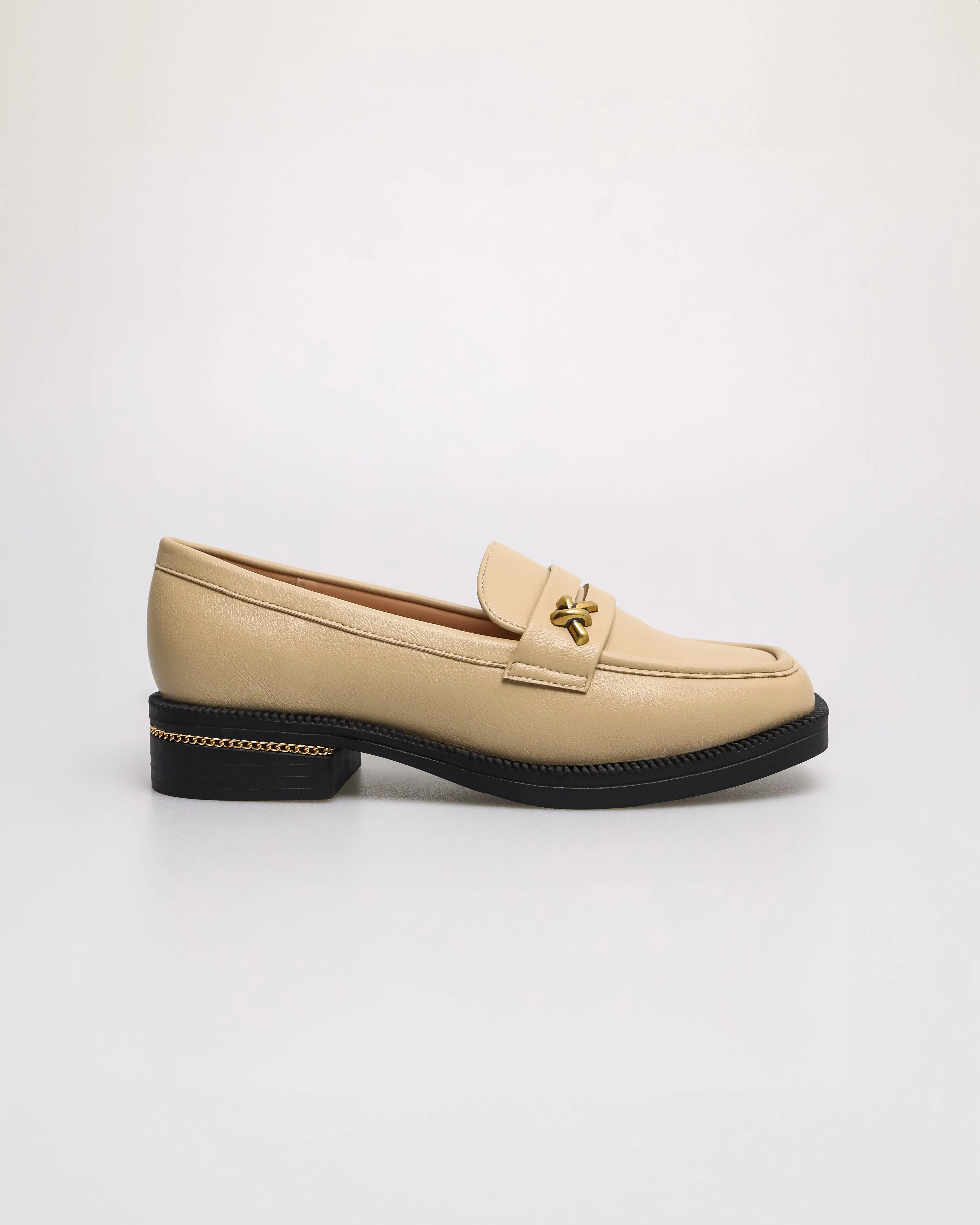 Tomaz FL078 Ladies Golden Chain Elegance Loafers