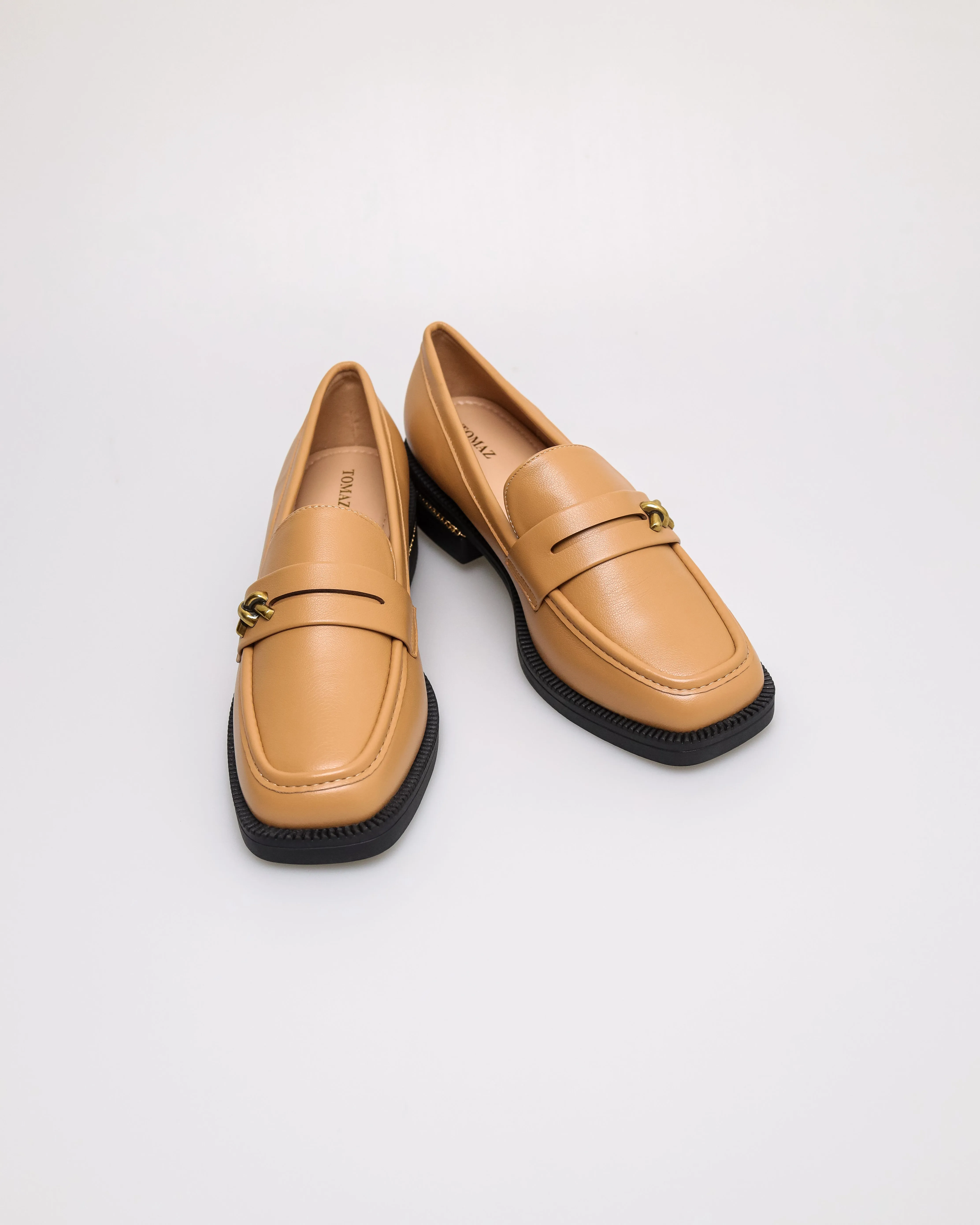 Tomaz FL078 Ladies Golden Chain Elegance Loafers