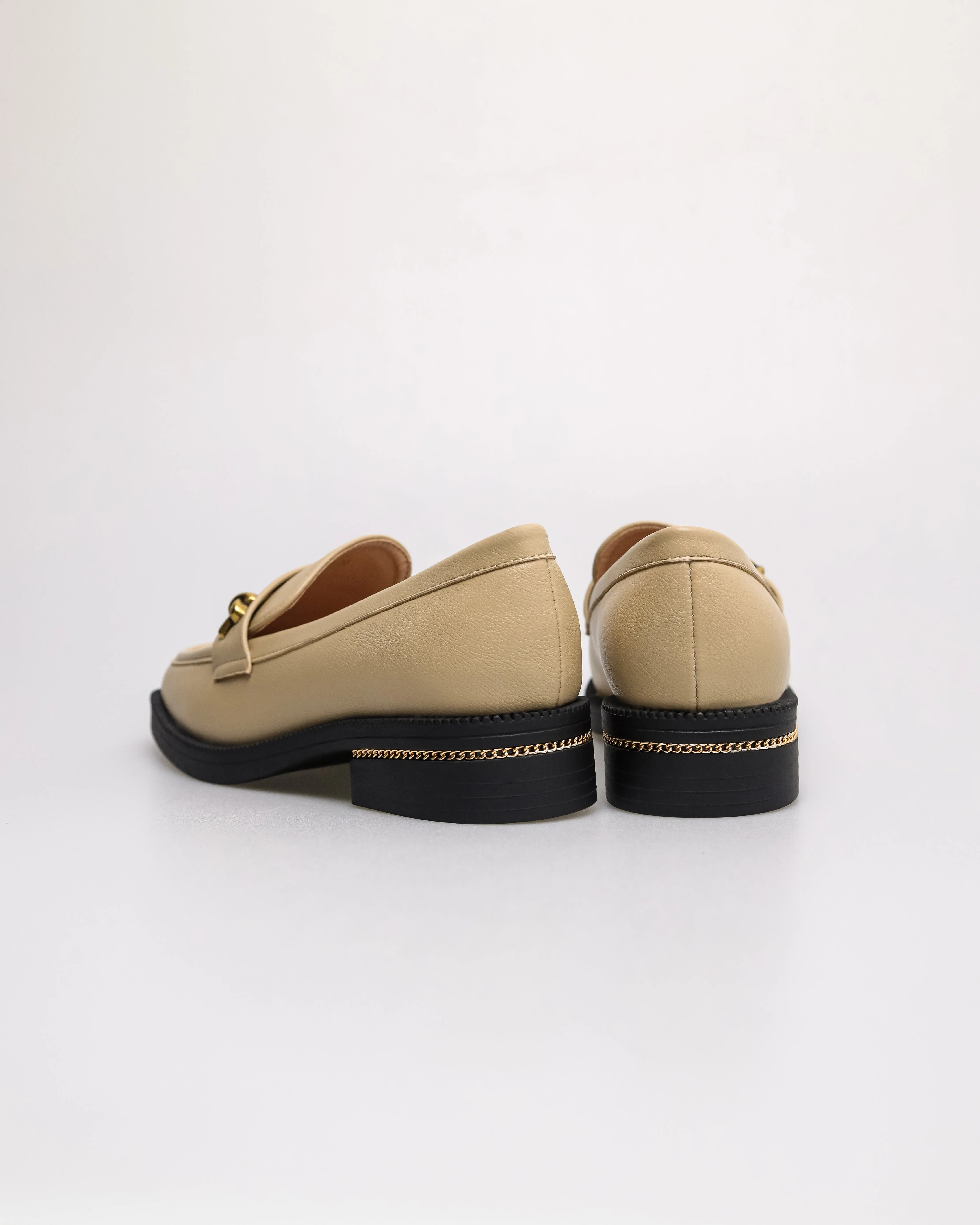Tomaz FL078 Ladies Golden Chain Elegance Loafers