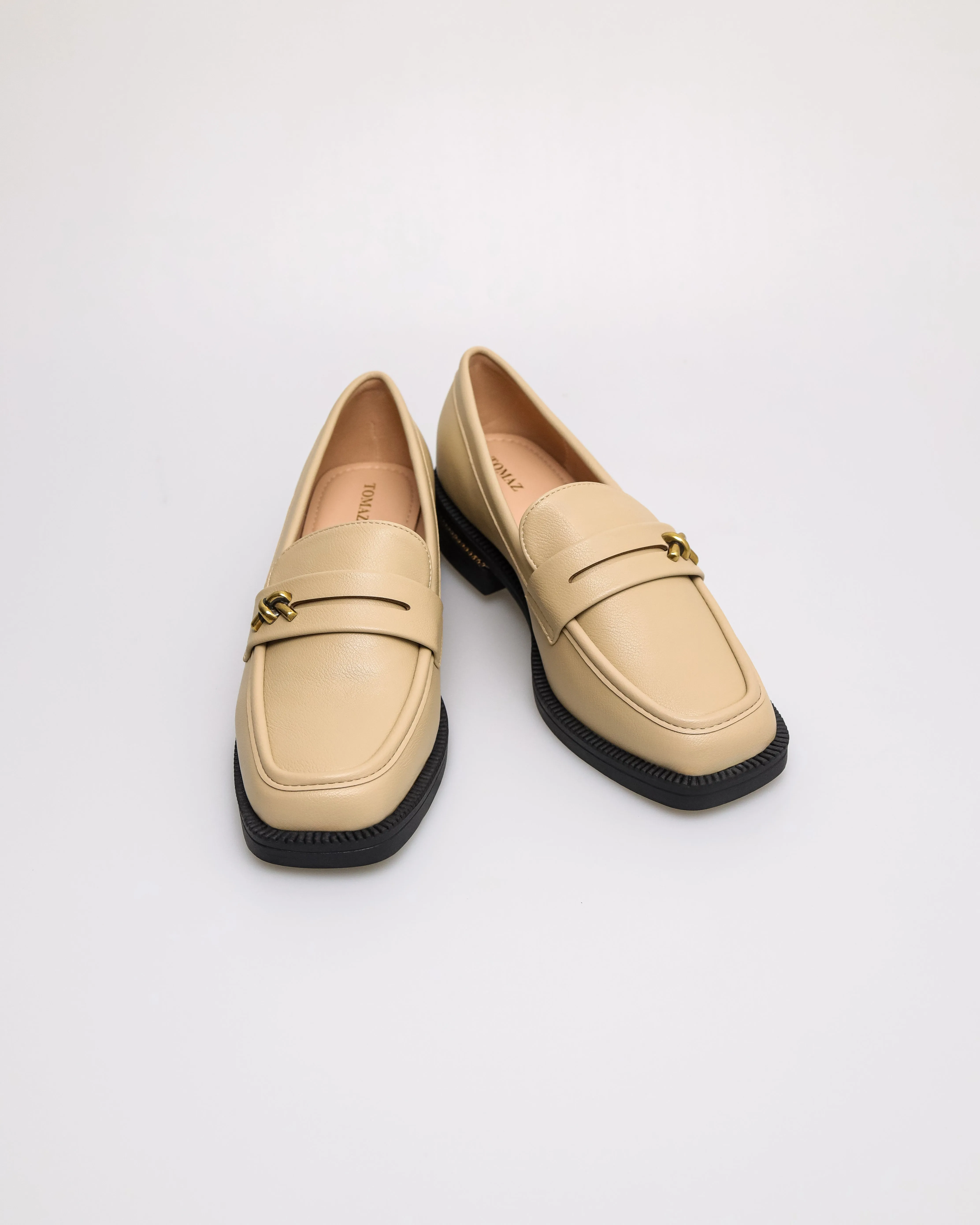 Tomaz FL078 Ladies Golden Chain Elegance Loafers