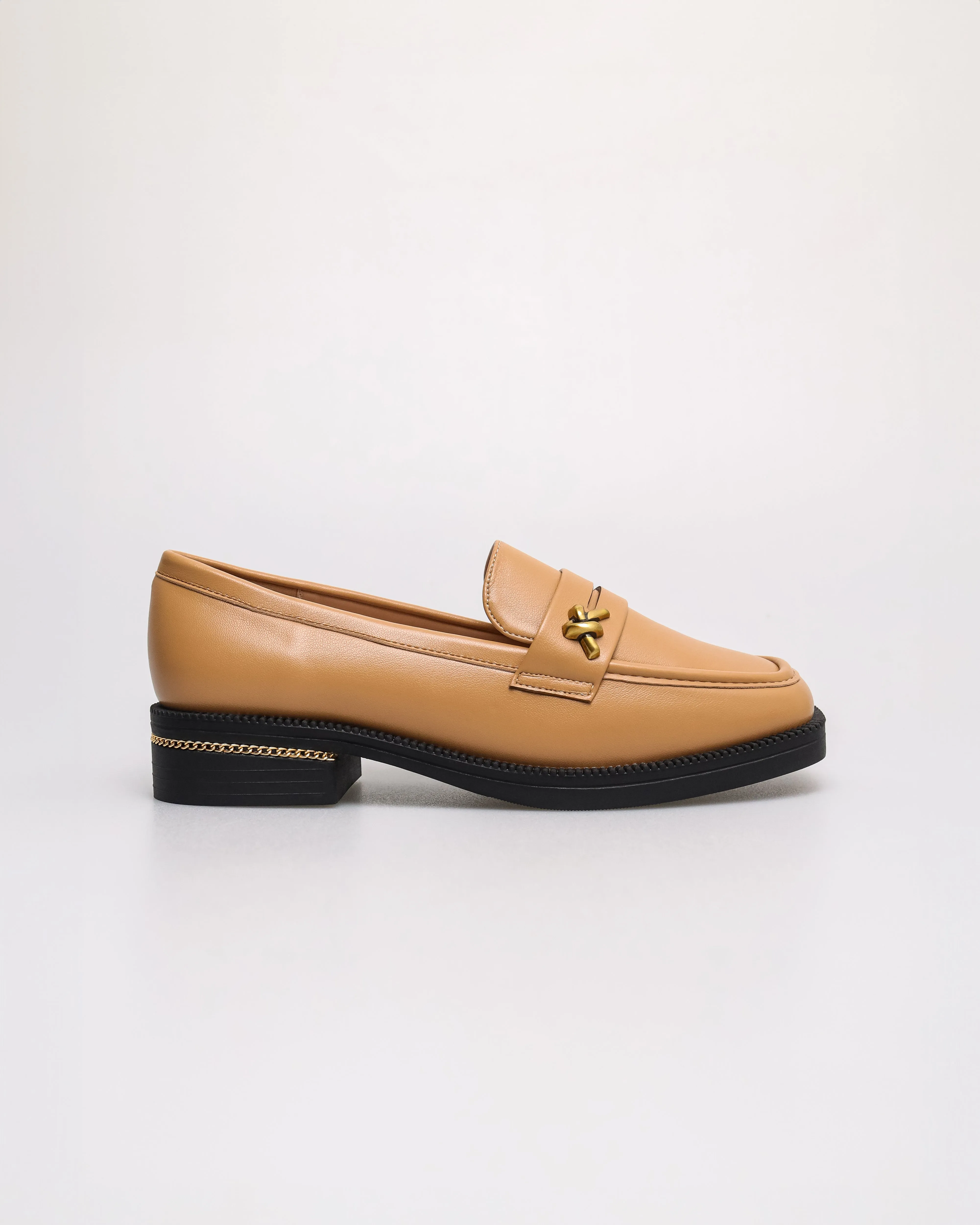 Tomaz FL078 Ladies Golden Chain Elegance Loafers
