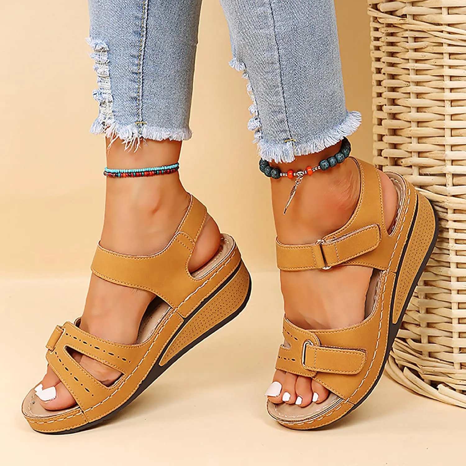 Wide Width Flip Flops Womens Orthopedic Sandals with Arch Support Shoes Size 7.5 Sneaker Sandals for Women Size 13 Womens Heels Support Shoes for Women Womens Sandal Heels