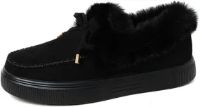 Winter Boots For Women 2024 Snow Boots Classic Faux Fur Lined Slip On Ankle Boots Fashion Casual Warm Loafers Shoes