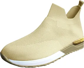 Women's Fashion Sneaker Non Slip Breathable Lightweight Comfortable Lace Up Black Running Shoes Loafers with Arch Support for Women White Leather Sneakers