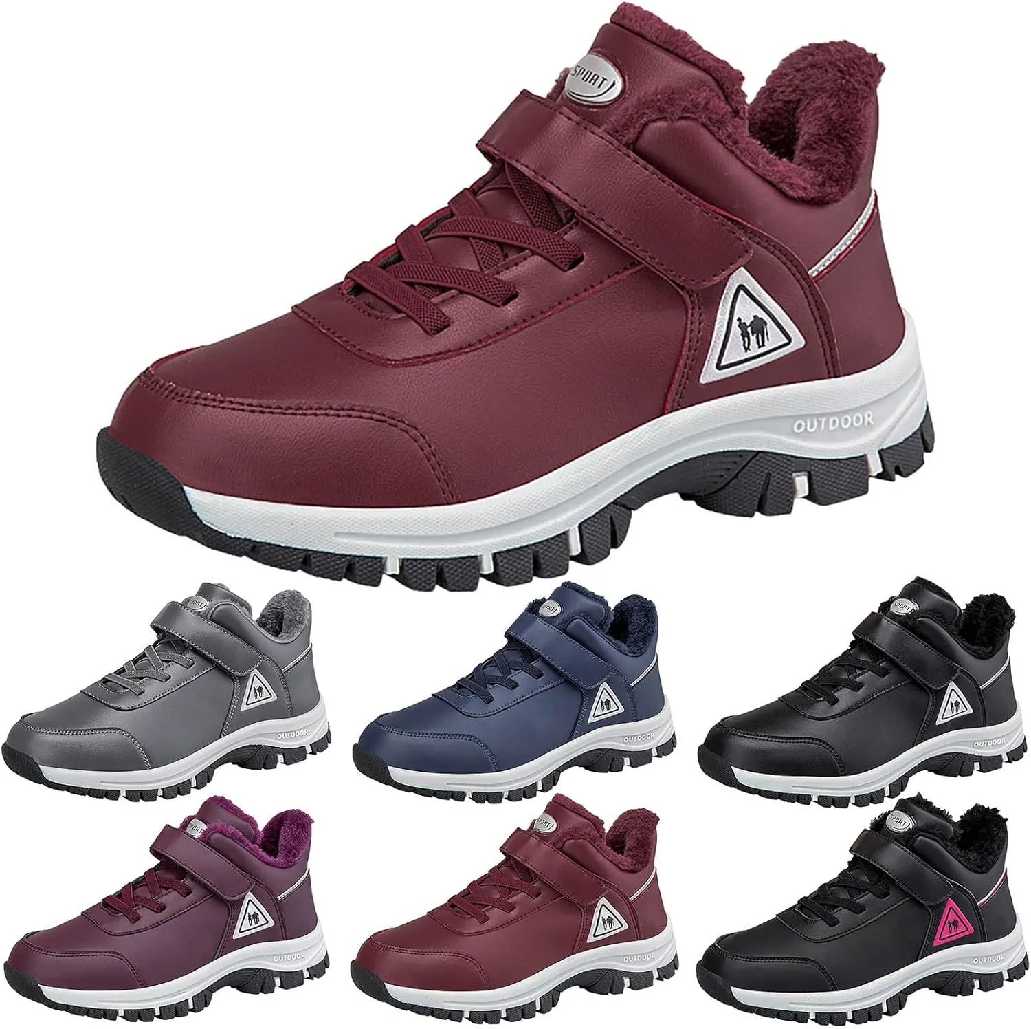 Womens Mens Winter Boots Waterproof Winter Boots Athletic Insulated Boots Fleece Outdoor Work Boots Womens Winter Shoes
